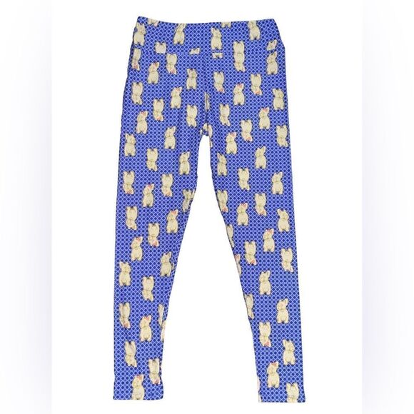 Lularoe tall&curvy Leggings • Frenchies With Bows • Unicorn Collection • NWOT - Picture 6 of 14